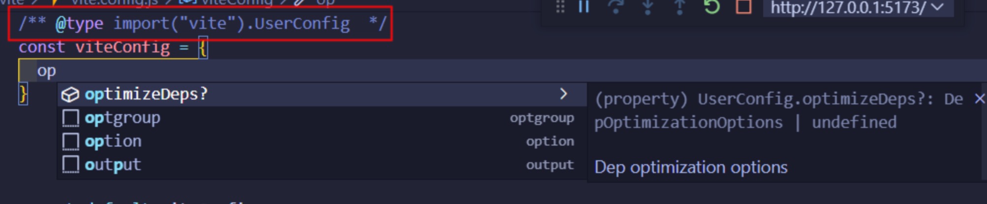 defineConfig-type-prompt-view